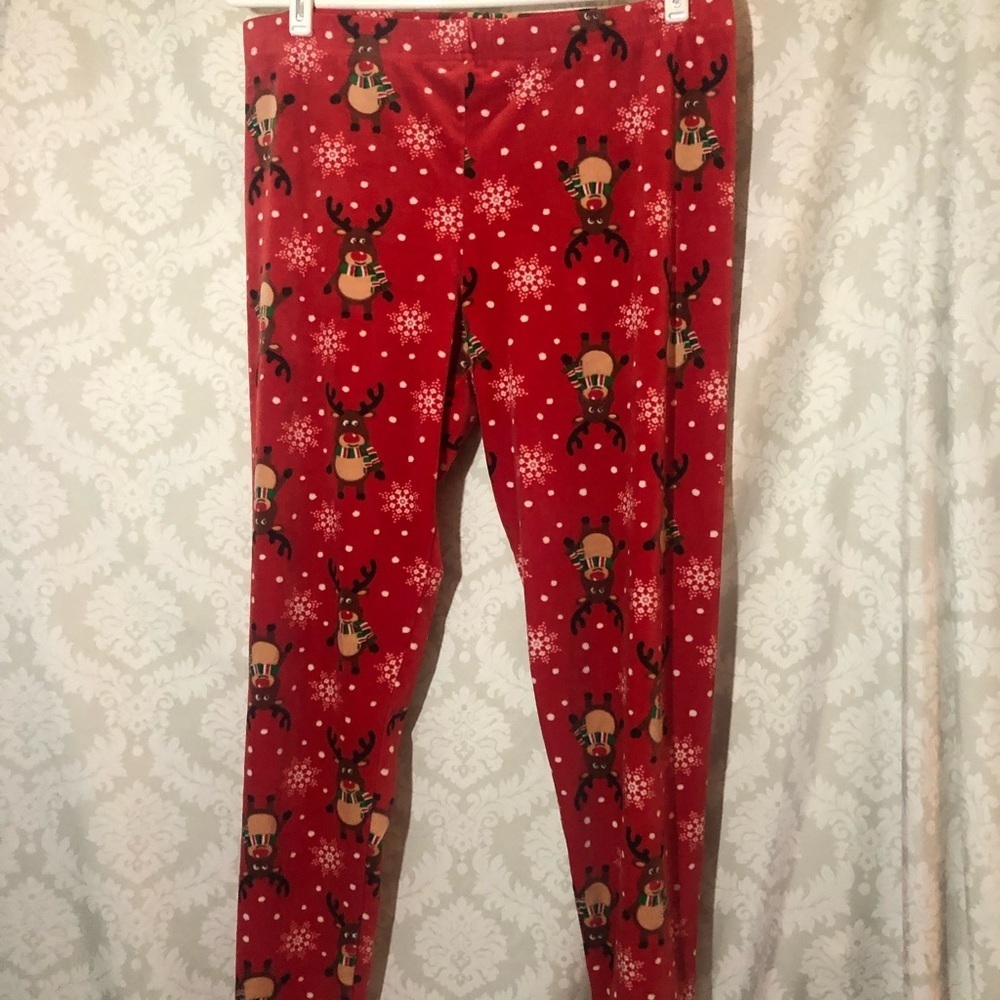 Reindeer Pajama Bottom XXL